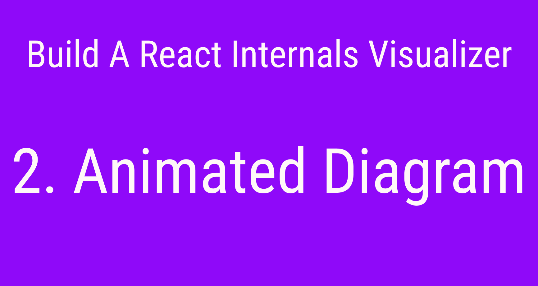 React internals. React internals
