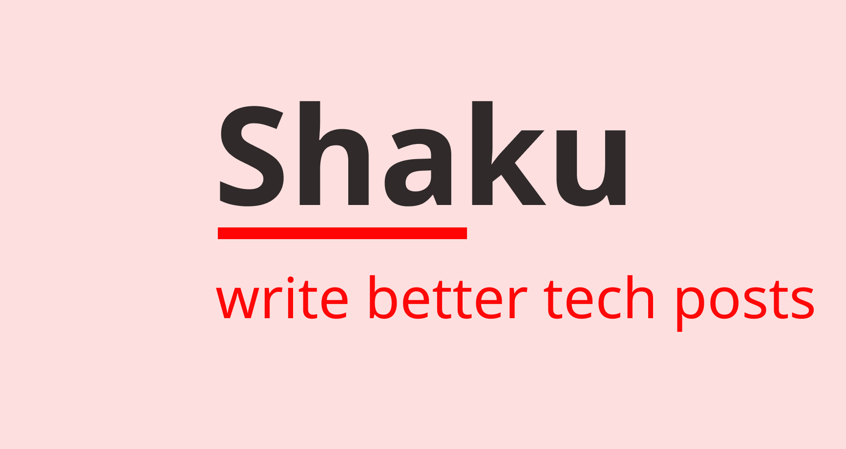 Introducing Shaku a family of tools that help write tech articles